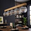 Ripoll Suspension, Boule lumineuse, Suspension Écru, Noir, 5 lumières