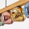Ripoll Suspension, Boule lumineuse, Suspension Écru, Noir, 4 lumières