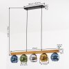 Koyoto Suspension, Boule lumineuse, Suspension Écru, Noir, 5 lumières