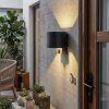 Almodofa Lampe murale d´extérieur, Luminaire Up & Down, Applique murale LED Anthracite, 1 lumière, Détecteur de mouvement