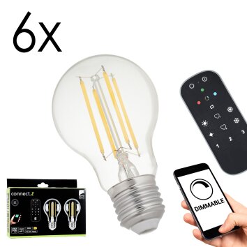 Luminaires Eglo E27 LED 6 Watt blanc neutre dimmable 806 Lumen