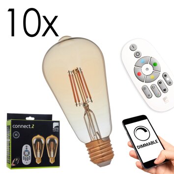 Luminaires Eglo E27 LED 5.5 Watt blanc chaud dimmable 500 Lumen