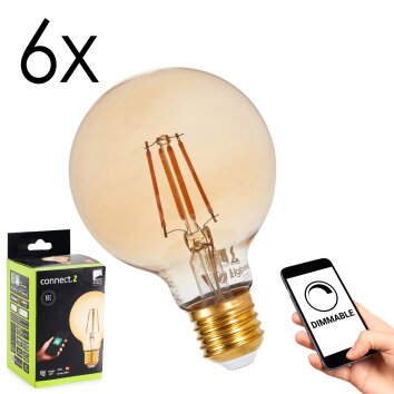 E27 LED 5.5 Watt blanc chaud dimmable 500 Lumen