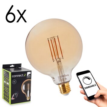 E27 LED 6 Watt blanc chaud dimmable 650 Lumen