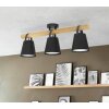 Plafonnier Eglo BOYLE Brun, Noir, 3 lumières
