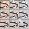 Miral plafonnier LED rond avec télécommande Ø 48 cm, design à anneaux