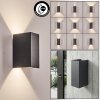 LED Applique murale extérieure Hoods, 4000 Kelvin blanc neutre, Up & Down, faisceau réglable