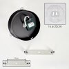 Gastor plafonnier boule en verre transparent, luminaire plafond E27 vintage