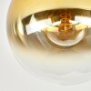 Gastor plafonnier globe E27 rétro vintage, luminaire de plafond rond