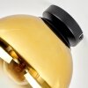 Gastor plafonnier globe E27 rétro vintage, luminaire de plafond rond