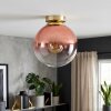 Gastor plafonnier globe E27 rétro-vintage moderne ø 25 cm, salon et couloir