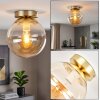 Gastor plafonnier globe rond, plafonnier boule E27 vintage pour salon et couloir