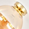 Gastor plafonnier boule E27 Ø 25 cm, luminaire plafond rétro vintage