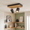 Velani plafonnier LED GU10 2 spots orientables, rampe à lamelles scandinave