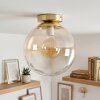 Plafonnier globe Gastor E27, plafonnier boule Ø 25 cm, style rétro vintage