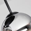 Gastor plafonnier boule 4 flammes E14, luminaire de plafond rétro vintage