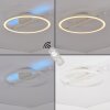 Narok plafonnier LED rond avec télécommande, anneau lumineux moderne