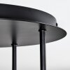 Plafonnier Gastor 4 lumières E14 à globes ronds, style rétro vintage