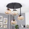Chehalis plafonnier boule 4 lampes G9, luminaire de plafond moderne vintage
