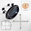Chehalis plafonnier boule 4 lampes G9, luminaire de plafond moderne vintage