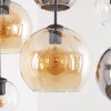 Koyoto suspension 6 lumières E27 à globes pour salle à manger et salon