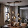 Koyoto suspension salle à manger à 6 lumières avec abat-jour globe E27
