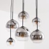 Koyoto suspension salle à manger à 6 lumières avec abat-jour globe E27
