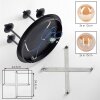 Chehalis plafonnier boule 4 lumières G9, plafonnier vintage moderne pour salon