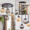 Chehalis plafonnier boule 4 lumières, design rond vintage pour salon