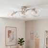 Koyoto plafonnier globe 4 lumières E14, luminaire de plafond rond rétro vintage