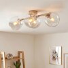 Koyoto plafonnier globe 4 lumières E14, luminaire de plafond rond rétro vintage