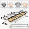 Koyoto suspension globe E27 à 6 lumières pour salle à manger et salon