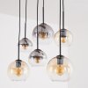 Koyoto suspension globe E27 à 6 lumières pour salle à manger et salon