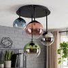 Chehalis plafonnier globe 4 lampes G9 Ø 38 cm, style vintage moderne pour salon