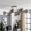 Gastor plafonnier rampe 10 lumières E14, sphères allongées rétro-vintage
