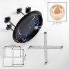 Chehalis plafonnier à boules, luminaire de plafond à 4 lumières G9, rétro vintage