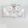 Koyoto plafonnier globe 7 lumières E14 Ø 82 cm, luminaire de plafond vintage