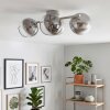 Plafonnier Koyoto, lampe de plafond 4 flammes E14 à globes ronds