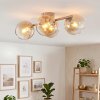 Koyoto plafonnier boule 4 lumières E14, style moderne rétro vintage