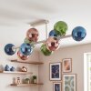 Gastor plafonnier à boules 10 lumières E14, lampe de plafond rétro moderne pour salon