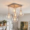 Gastor plafonnier boule 5 lumières E14, luminaire de plafond rétro vintage