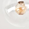 Gastor plafonnier boule 5 lumières E14, luminaire de plafond rétro vintage
