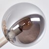 Gastor plafonnier 10 flammes E14 à globes, luminaire plafond vintage