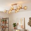 Koyoto plafonnier globe 10 flammes E14, luminaire de plafond vintage moderne