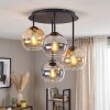 Plafonnier Koyoto luminaire de plafond à 4 lampes, globes suspendus ø 38 cm