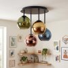 Koyoto plafonnier globe vintage 4 lumières pour salon et salle à manger