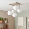 Gastor plafonnier à boules, lampe de plafond 5 flammes, style rétro boho