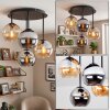 Koyoto plafonnier globe rétro à 4 lampes E14 pour salon et salle à manger