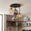 Koyoto plafonnier globe rétro à 4 lampes E14 pour salon et salle à manger
