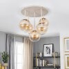 Gastor plafonnier boule E14 5 lumières, diamètre 45 cm, style moderne vintage